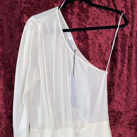 IRO White One Shoulder Dress - Picture 3 of 7